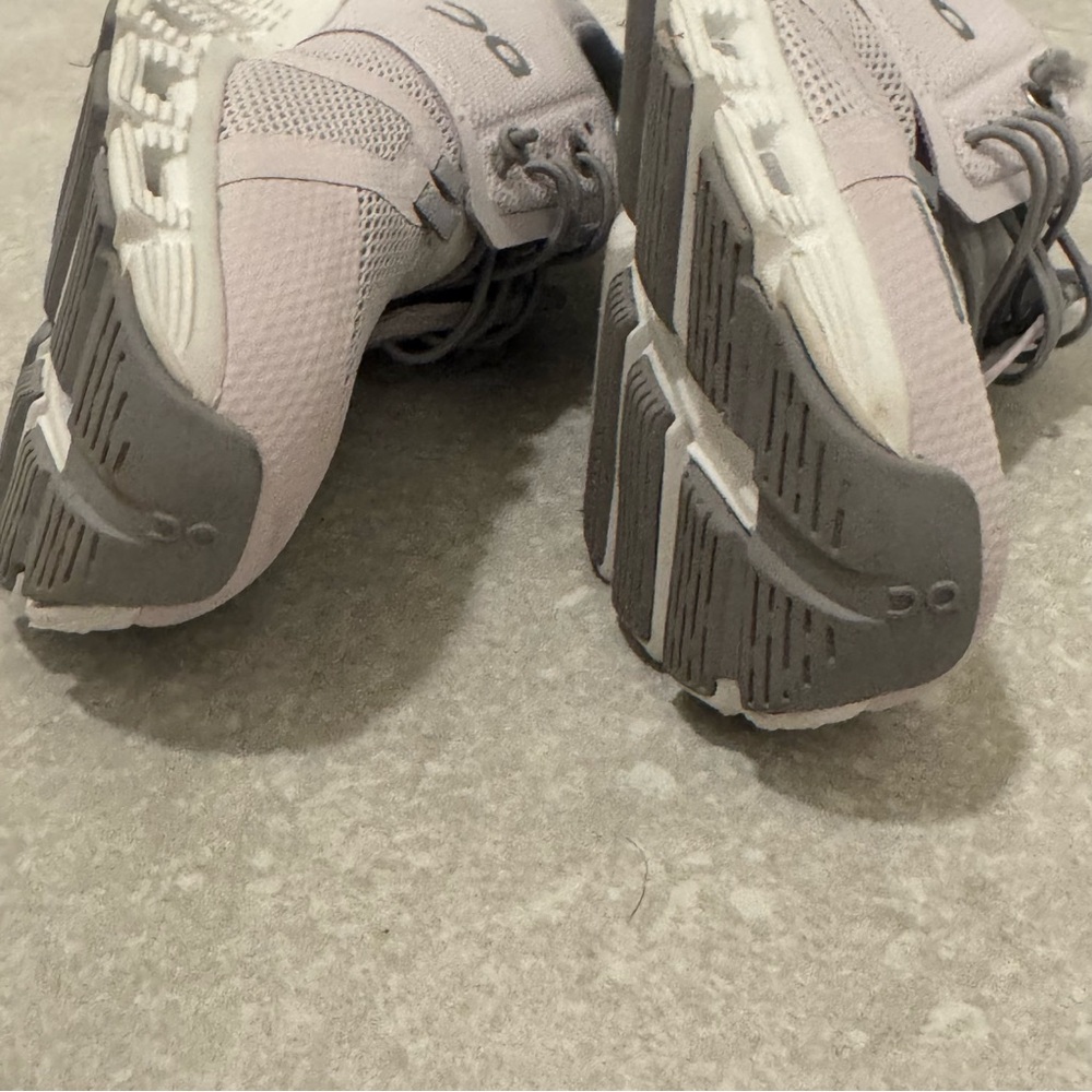 On Running Light Purple lavender and Gray Athletic Shoes - Picture 7 of 8